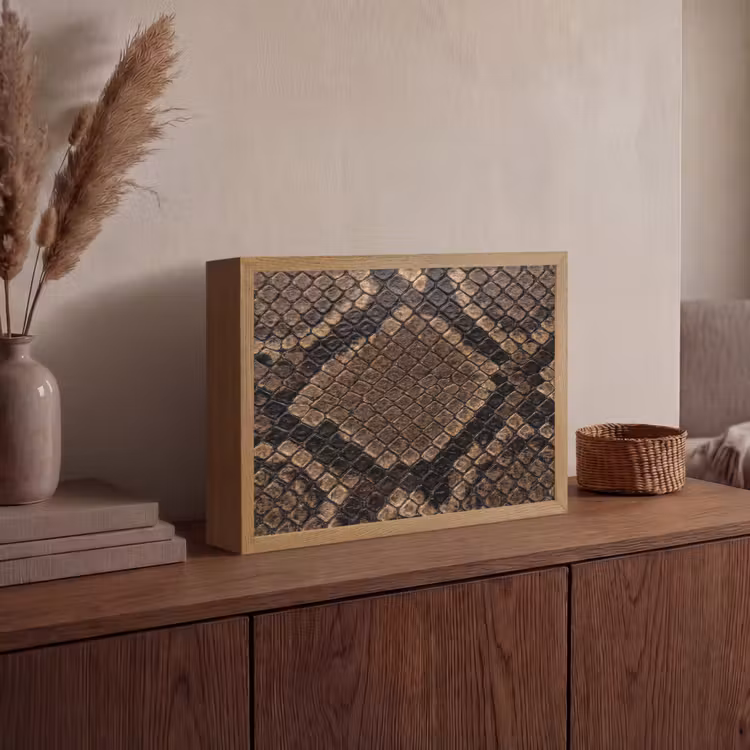 Lightbox - Wandlamp - Python - Schubben - Brons — 4