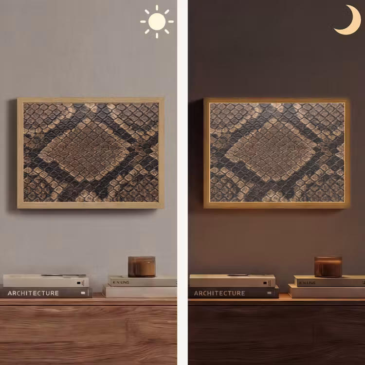 Lightbox - Wandlamp - Python - Schubben - Brons — 6