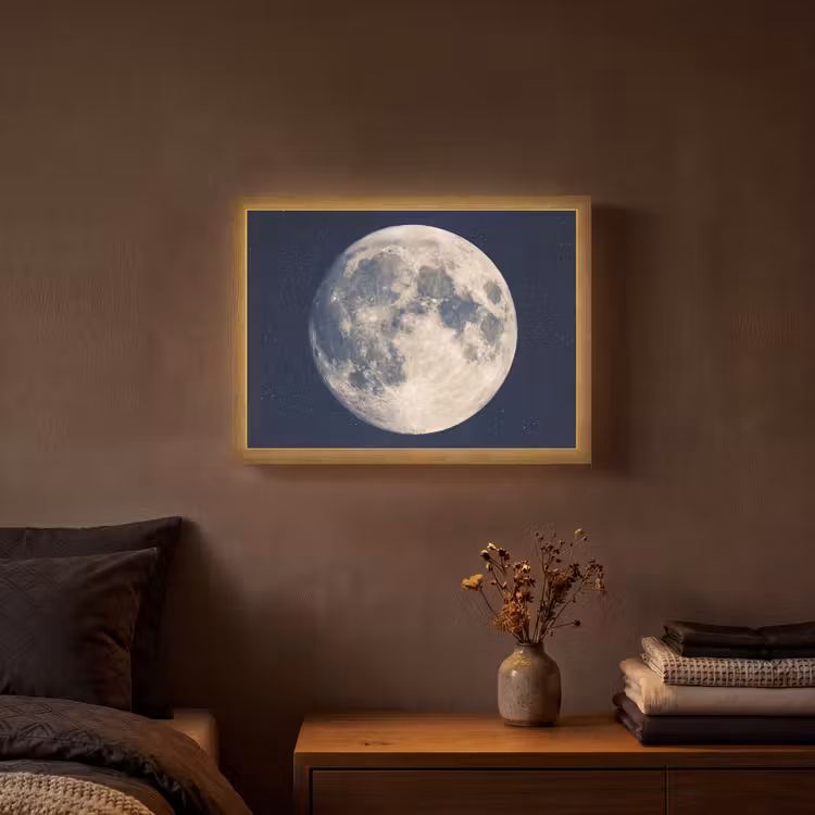 Lightbox - Wandlamp - Ruimte - Maan - Kosmos — 3