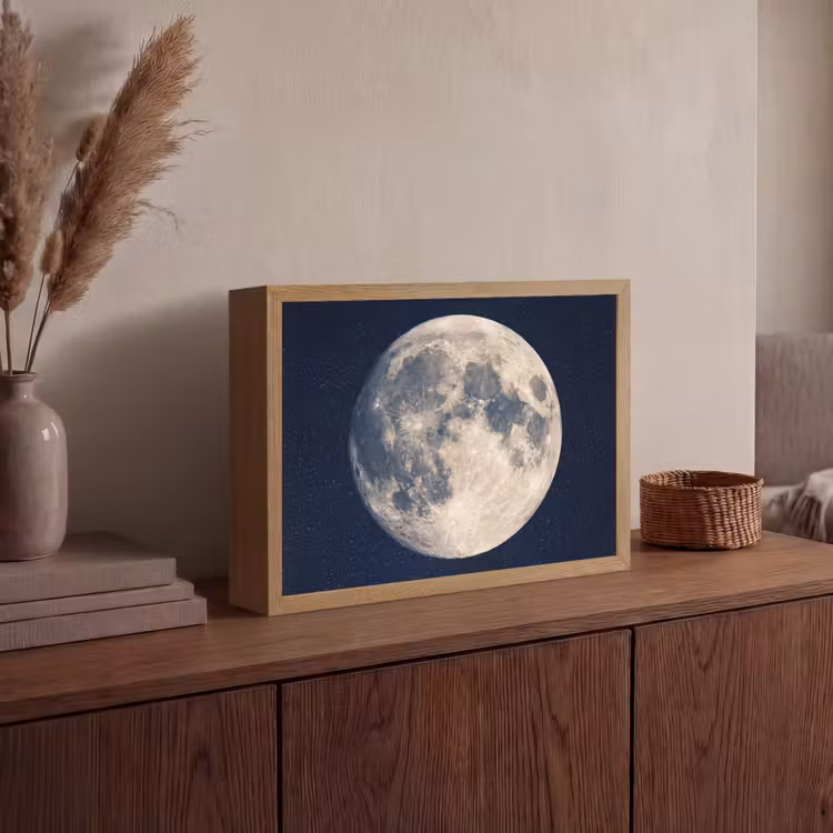 Lightbox - Wandlamp - Ruimte - Maan - Kosmos — 4