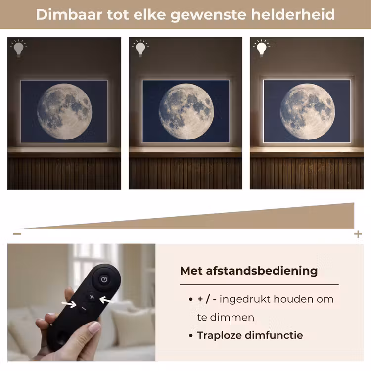 Lightbox - Wandlamp - Ruimte - Maan - Kosmos — 9