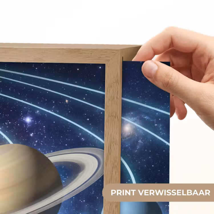 Lightbox - Wandlamp - Ruimte - Zonnestelsel - Blauw — 5