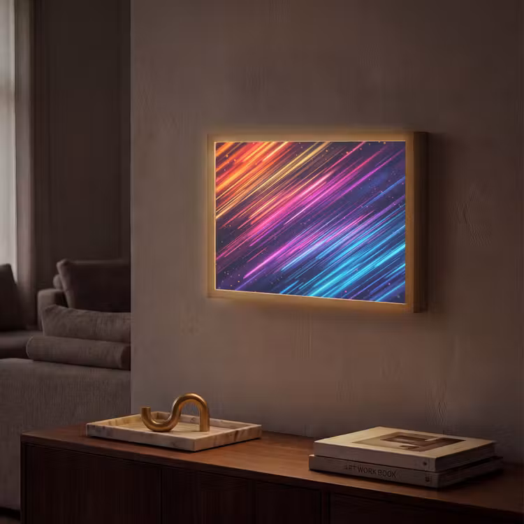 Lightbox - Wandlamp - Snelheid - Kosmos - Kleurrijk — 2