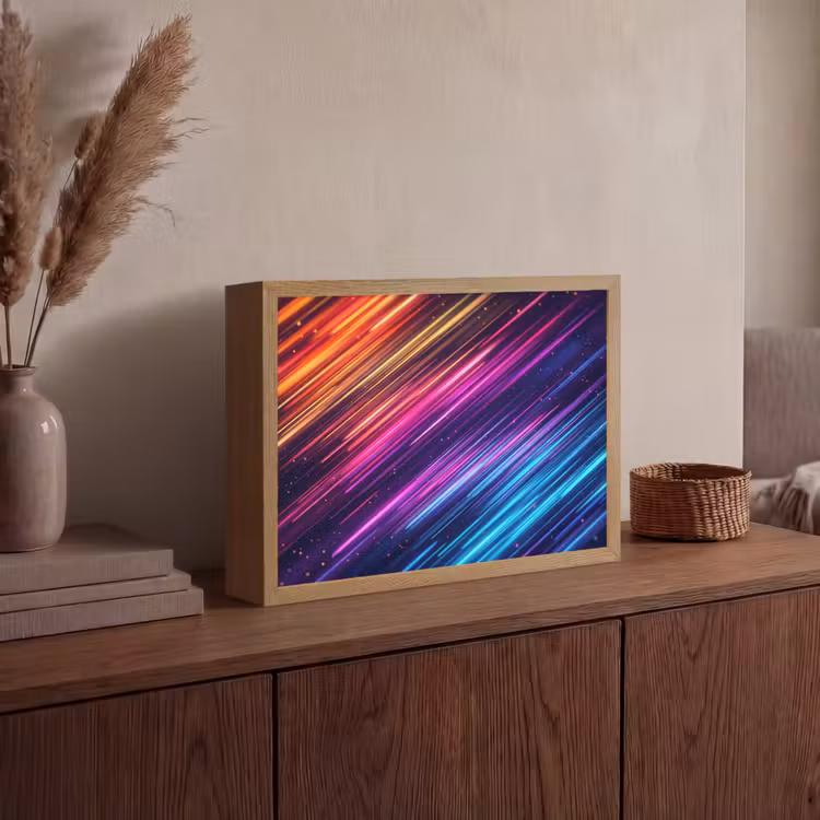 Lightbox - Wandlamp - Snelheid - Kosmos - Kleurrijk — 4