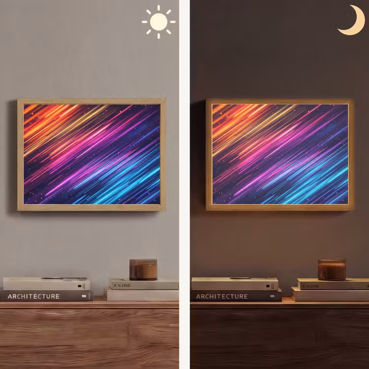Lightbox - Wandlamp - Snelheid - Kosmos - Kleurrijk — 6