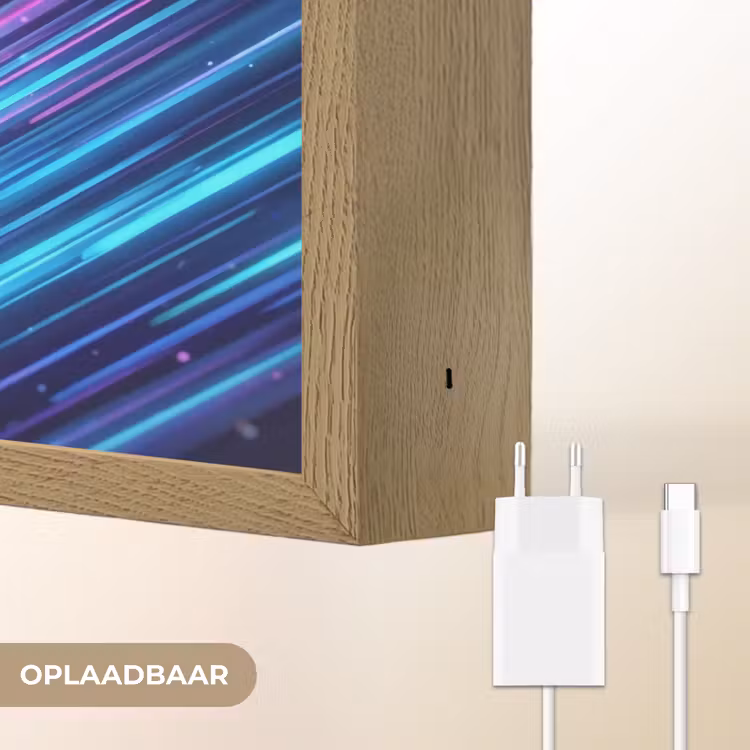 Lightbox - Wandlamp - Snelheid - Kosmos - Kleurrijk — 7