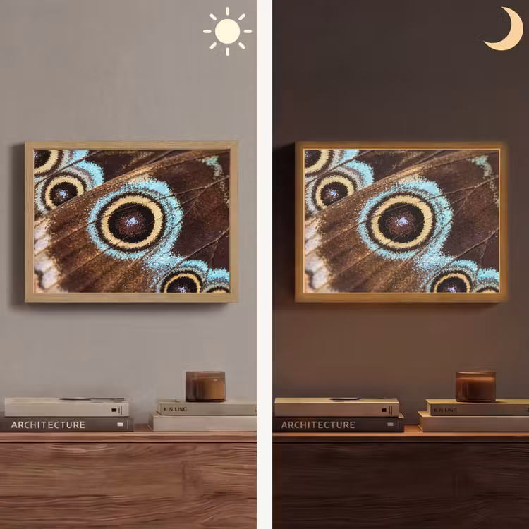 Lightbox - Wandlamp - Vleugels - Vlinder - Blauw — 6