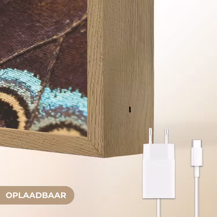 Lightbox - Wandlamp - Vleugels - Vlinder - Blauw — 7