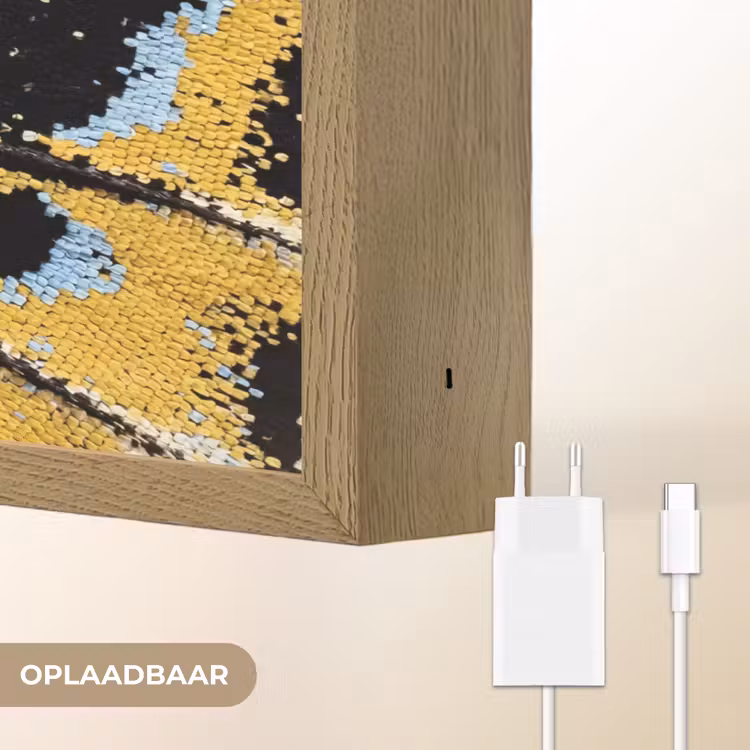 Lightbox - Wandlamp - Vlinder - Vleugel - Geel — 7