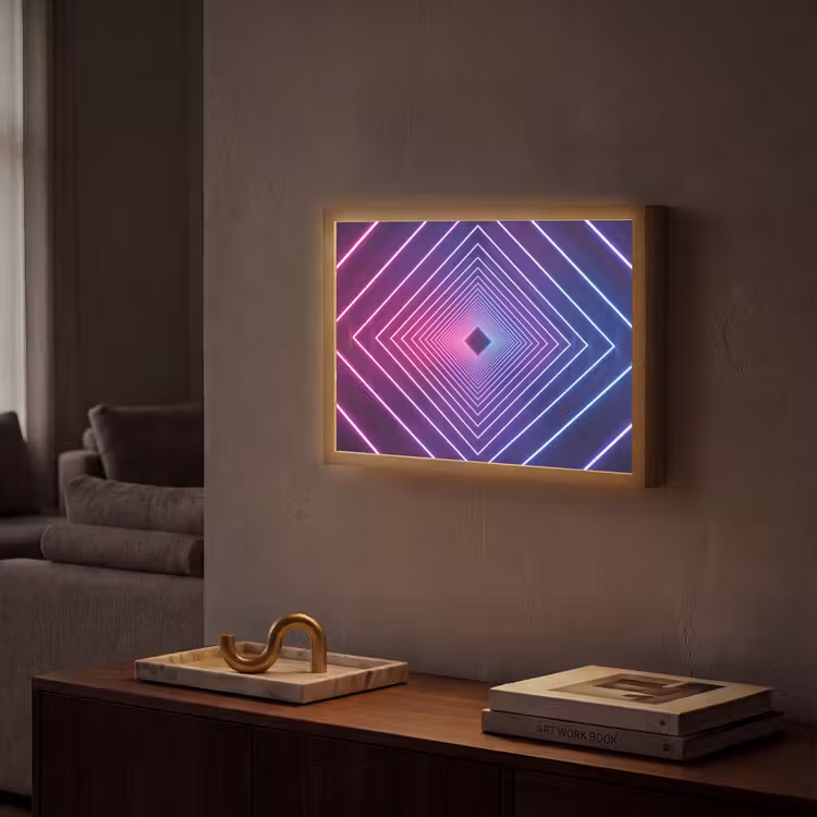 Lightbox - Wandlamp - Driedimensionaal - Tunnel - Ruimte — 2