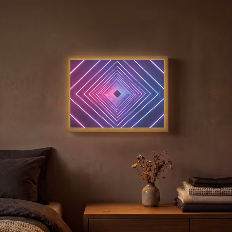 Lightbox - Wandlamp - Driedimensionaal - Tunnel - Ruimte — 3