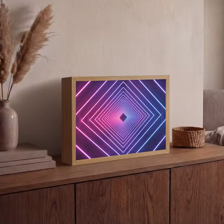 Lightbox - Wandlamp - Driedimensionaal - Tunnel - Ruimte — 4