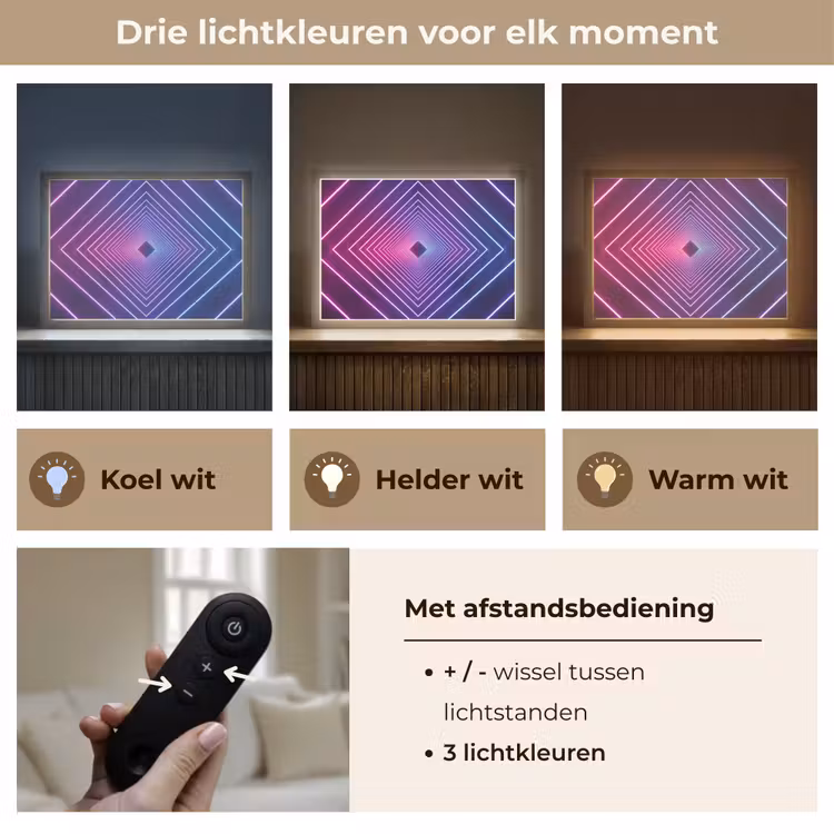 Lightbox - Wandlamp - Driedimensionaal - Tunnel - Ruimte — 8