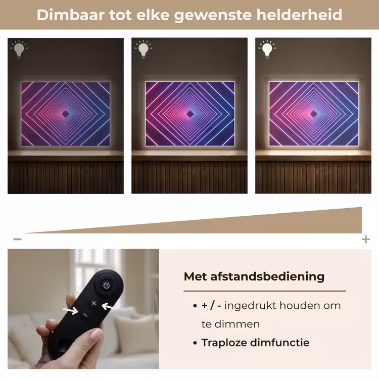 Lightbox - Wandlamp - Driedimensionaal - Tunnel - Ruimte — 9