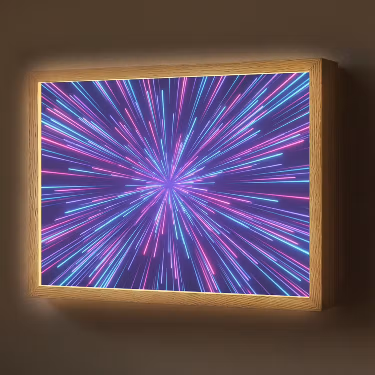 Lightbox - Wandlamp - Dynamisch - Ruimte - Kleurrijk — 1