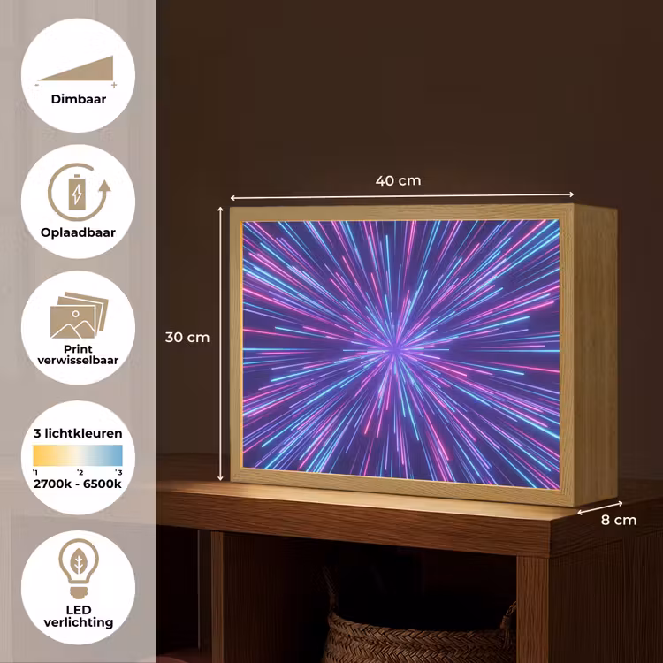 Lightbox - Wandlamp - Dynamisch - Ruimte - Kleurrijk — 10