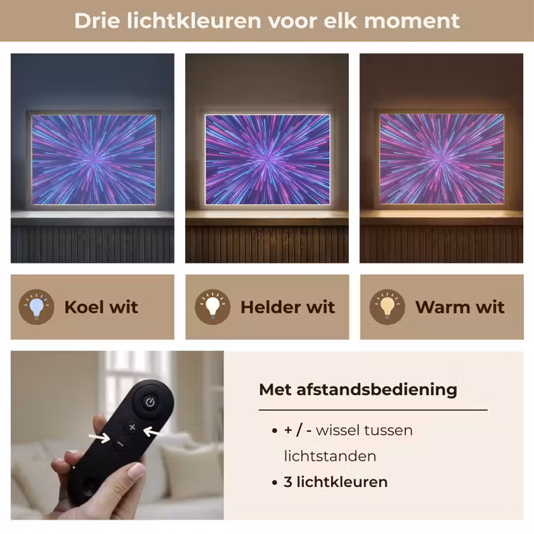 Lightbox - Wandlamp - Dynamisch - Ruimte - Kleurrijk — 8