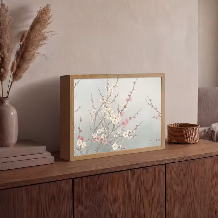 Lightbox - Wandlamp - Kersen - Bloesem - Groen — 4