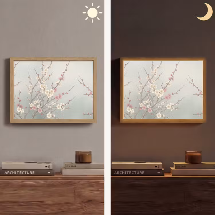 Lightbox - Wandlamp - Kersen - Bloesem - Groen — 6