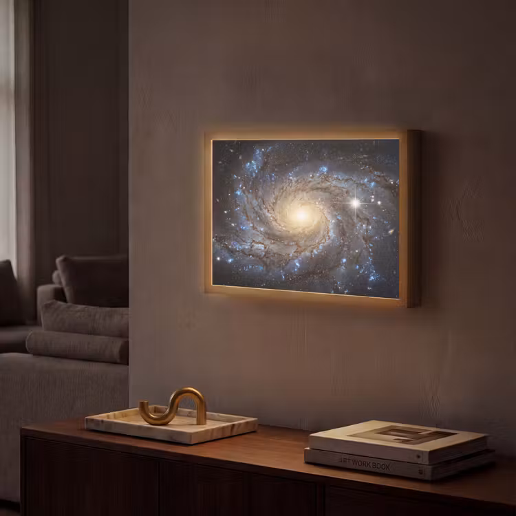 Lightbox - Wandlamp - Kosmos - Sterrenstelsel - Donker — 2