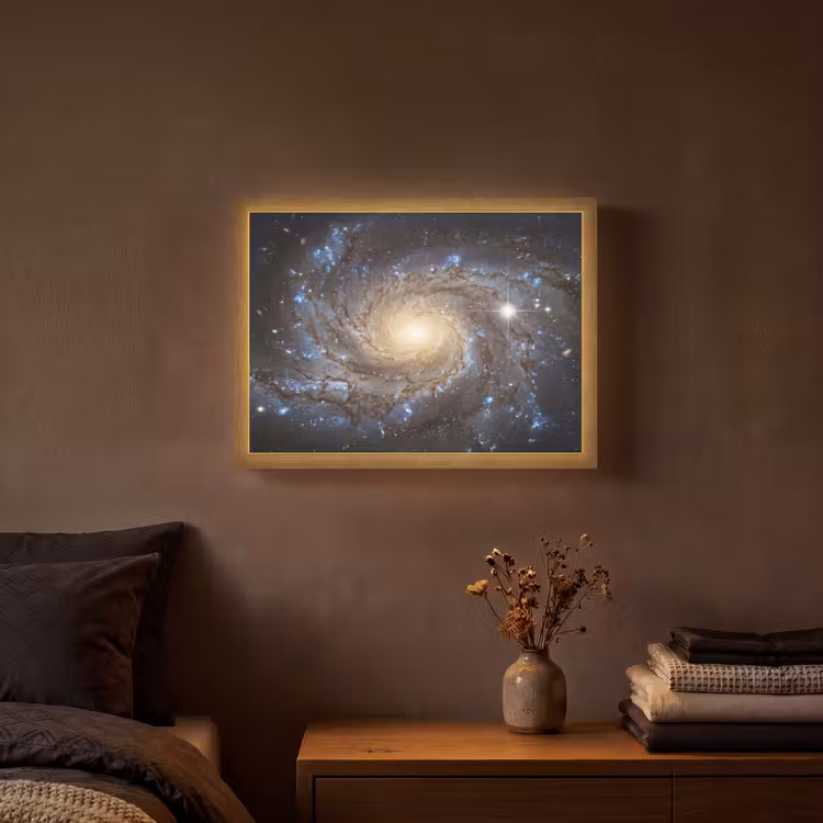 Lightbox - Wandlamp - Kosmos - Sterrenstelsel - Donker — 3
