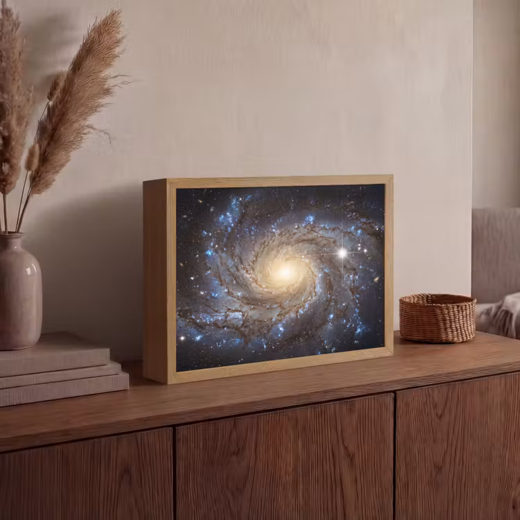 Lightbox - Wandlamp - Kosmos - Sterrenstelsel - Donker — 4