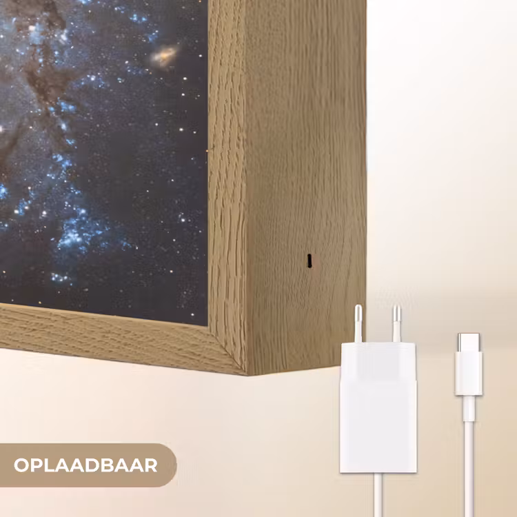 Lightbox - Wandlamp - Kosmos - Sterrenstelsel - Donker — 7