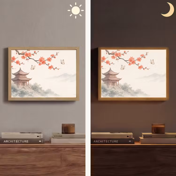 Lightbox - Wandlamp - Kraanvogel - Azië - Klassiek — 6