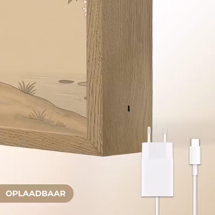 Lightbox - Wandlamp - Kraanvogels - Water - Beige — 7