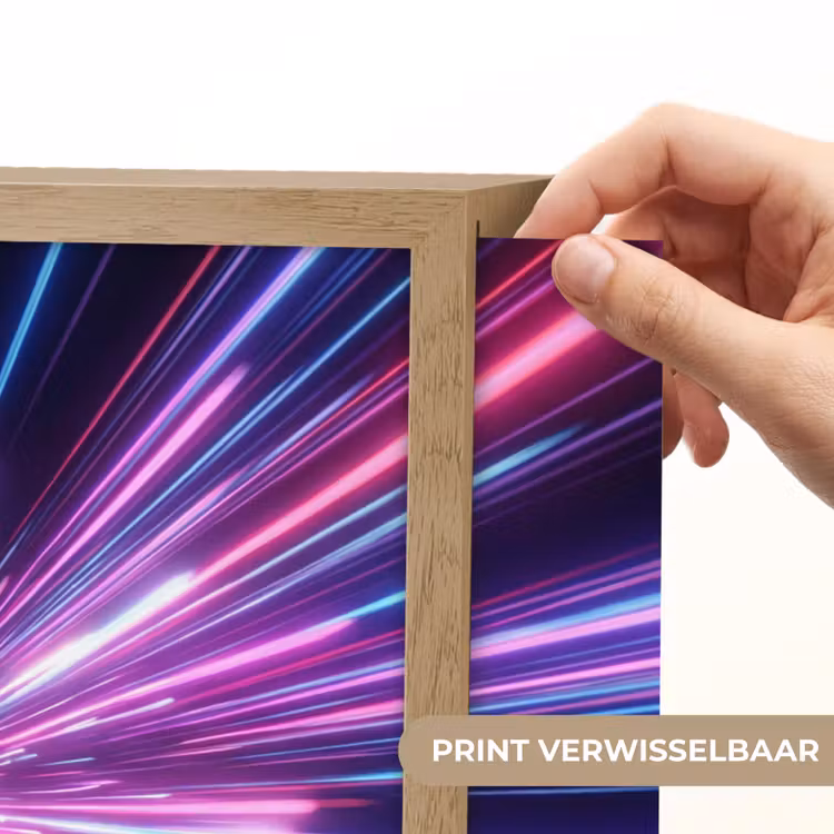 Lightbox - Wandlamp - Lichtsnelheid - Ruimte - Roze - Paars — 5