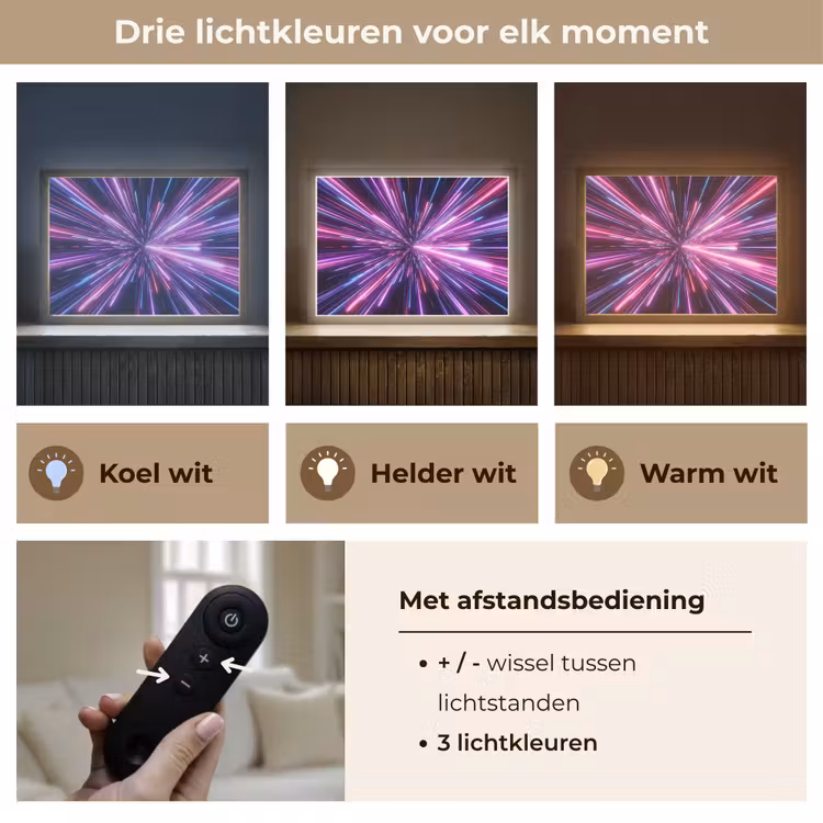 Lightbox - Wandlamp - Lichtsnelheid - Ruimte - Roze - Paars — 8