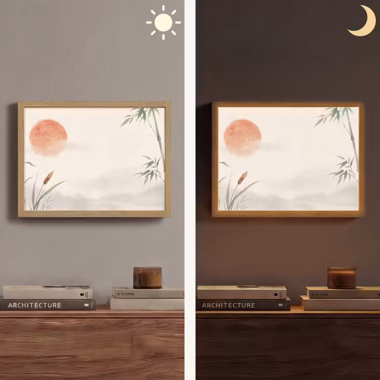 Lightbox - Wandlamp - Minimalistisch - Bamboe - Groen — 6