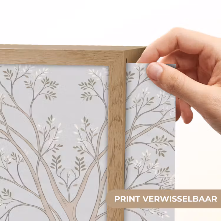 Lightbox - Wandlamp - Minimalistisch - Kraanvogels - Blauw — 5