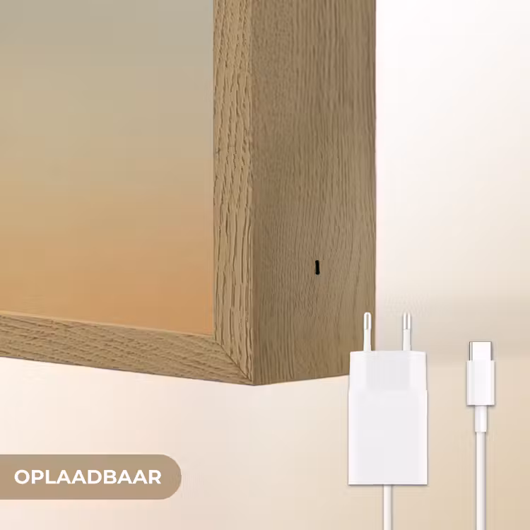 Lightbox - Wandlamp - Minimalistisch - Silhouet - Oranje — 7