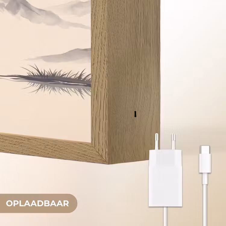 Lightbox - Wandlamp - Oosters - Kraanvogels - Landschap — 7