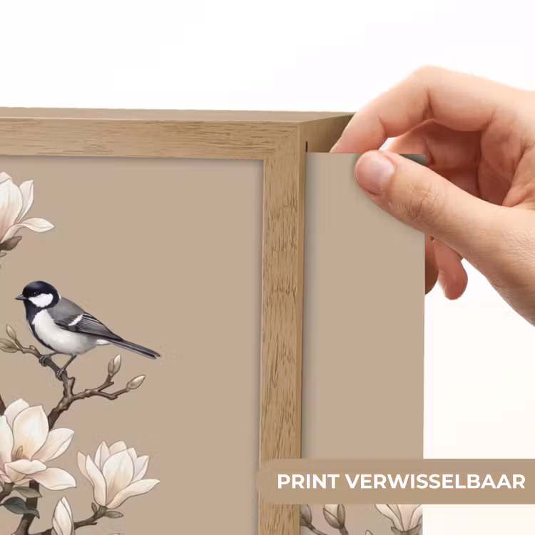 Lightbox - Wandlamp - Oosters - Vogels - Beige — 5