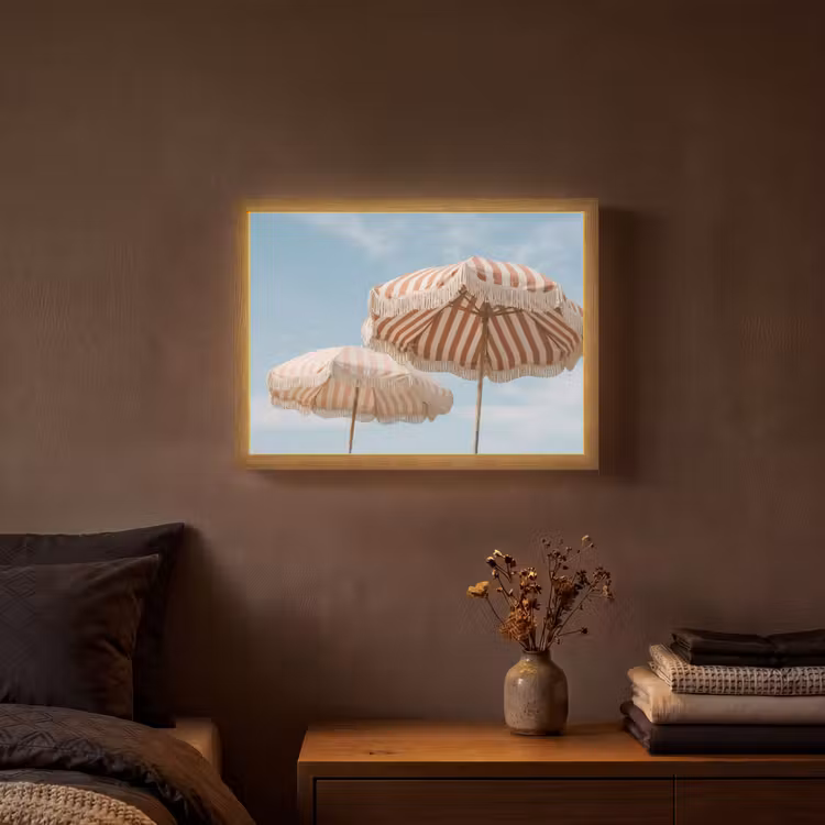 Lightbox - Wandlamp - Parasol - Lucht - Rood — 3