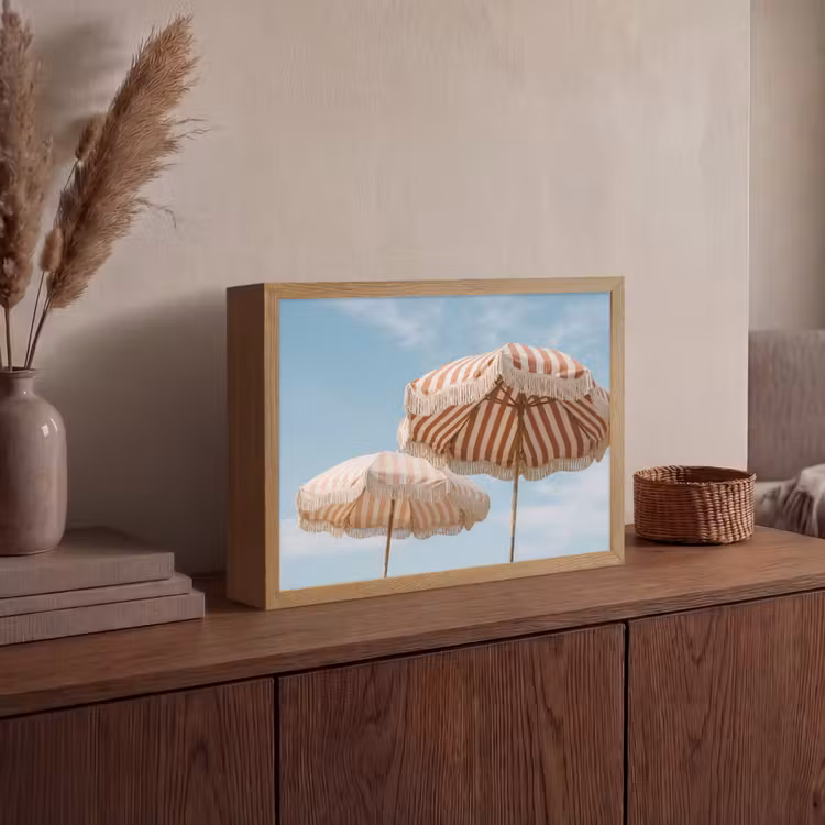 Lightbox - Wandlamp - Parasol - Lucht - Rood — 4
