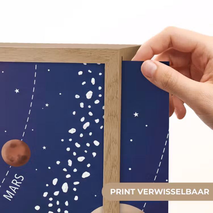 Lightbox - Wandlamp - Planetenstelsel - Ruimte - Illustratie — 5