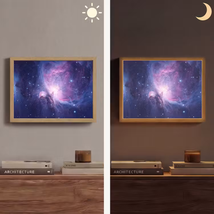 Lightbox - Wandlamp - Ruimte - Sterren - Kleurrijk — 6