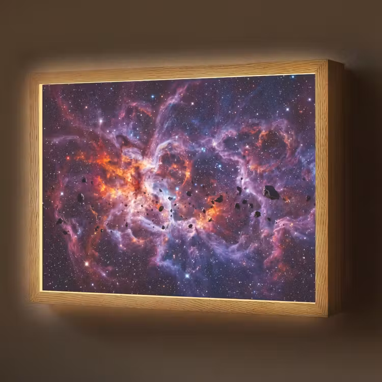 Lightbox - Wandlamp - Space - Stars - Abstract - Colorful — 1