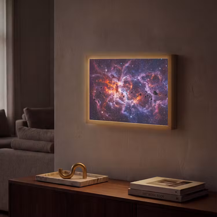 Lightbox - Wandlamp - Space - Stars - Abstract - Colorful — 2