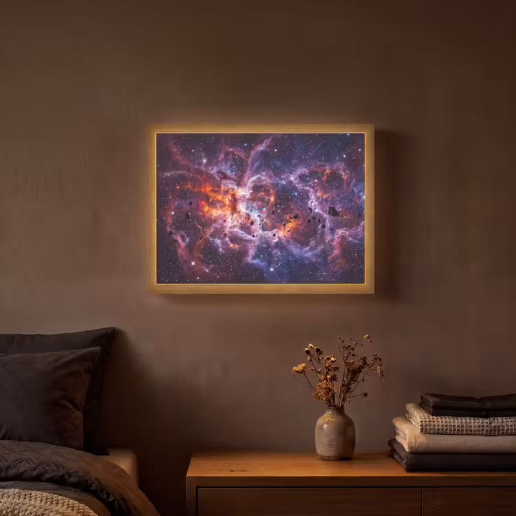 Lightbox - Wandlamp - Space - Stars - Abstract - Colorful — 3