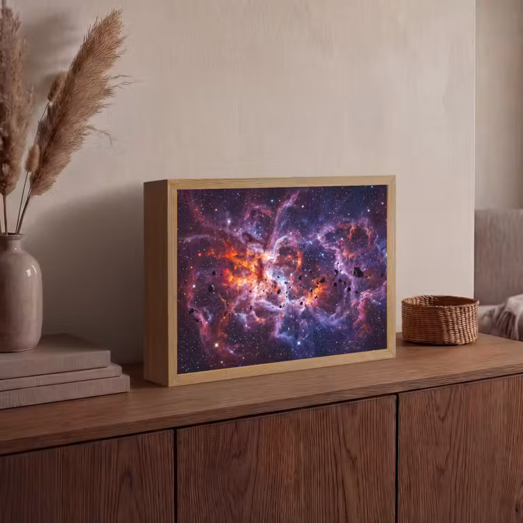Lightbox - Wandlamp - Space - Stars - Abstract - Colorful — 4