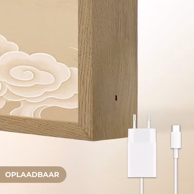 Lightbox - Wandlamp - Vogels - Vliegen - Beige — 7