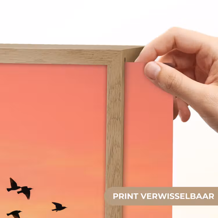 Lightbox - Wandlamp - Zwerm - Vogels - Oranje — 5