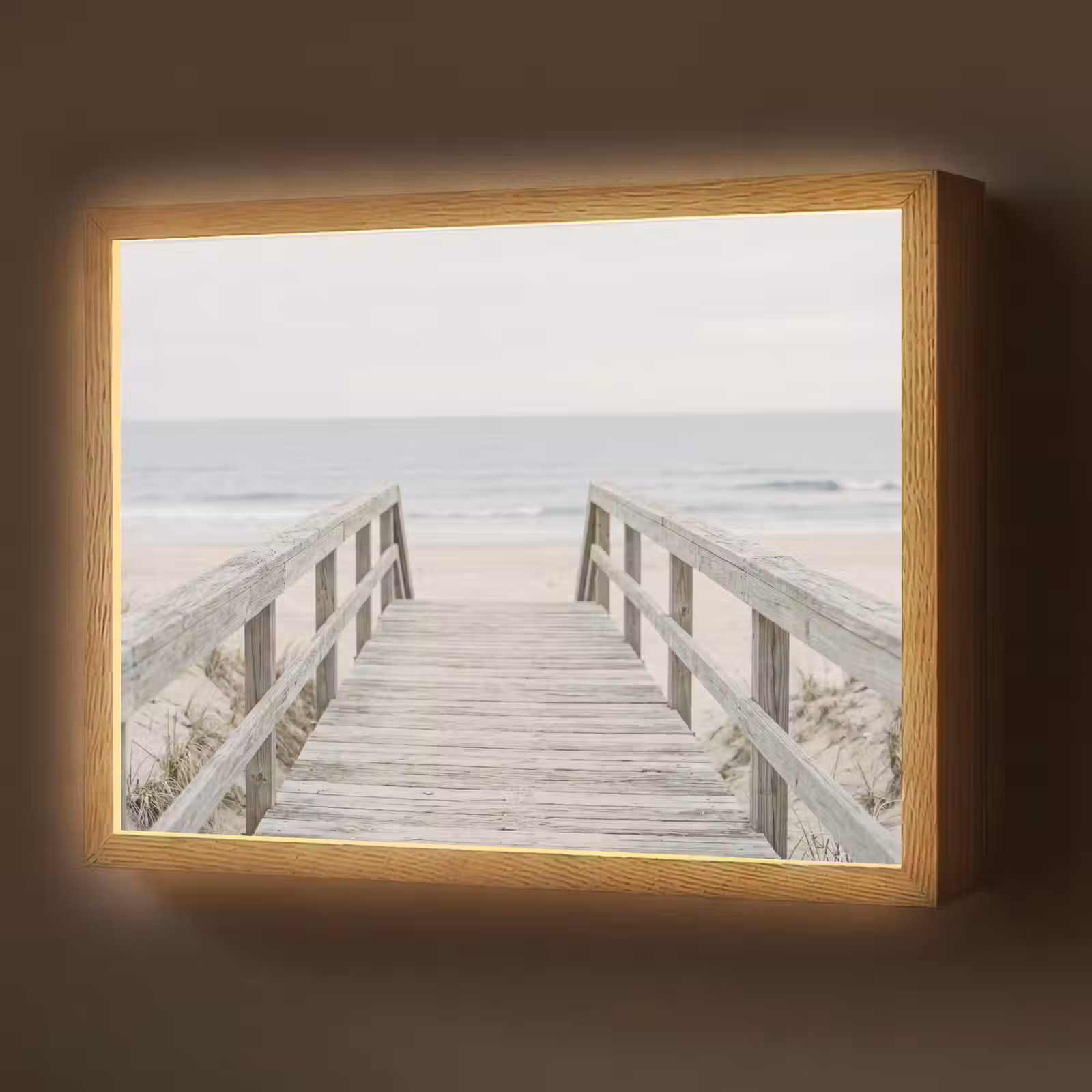 Lightbox - Wandlamp - Duinen - Vlonder - Oceaan — 1