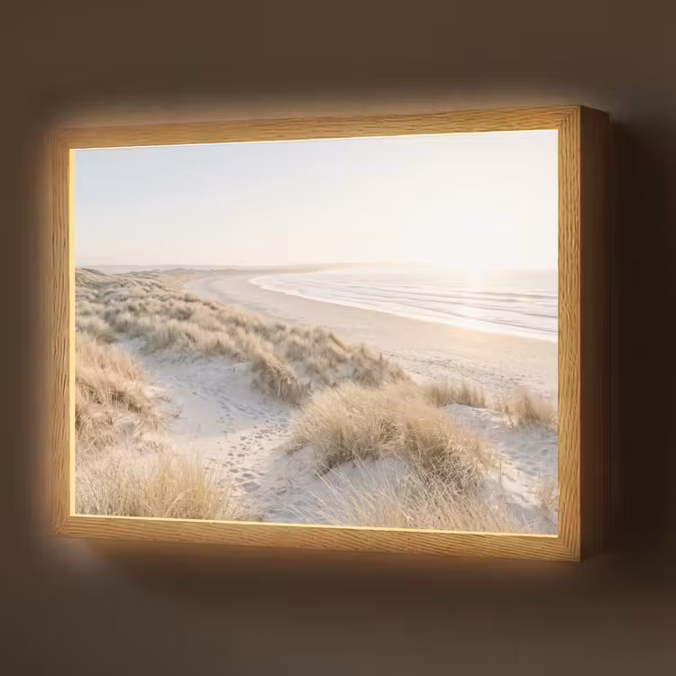 Lightbox - Wandlamp - Duinen - Strand - Beige — 1