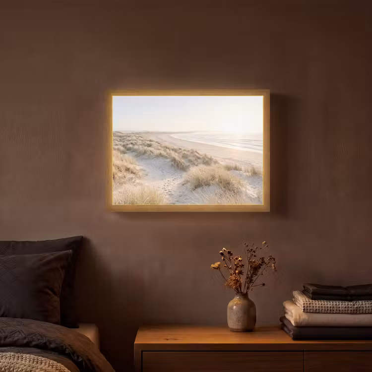 Lightbox - Wandlamp - Duinen - Strand - Beige — 3