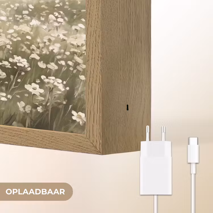 Lightbox - Wandlamp - Illustratie - Landschap - Wit — 7